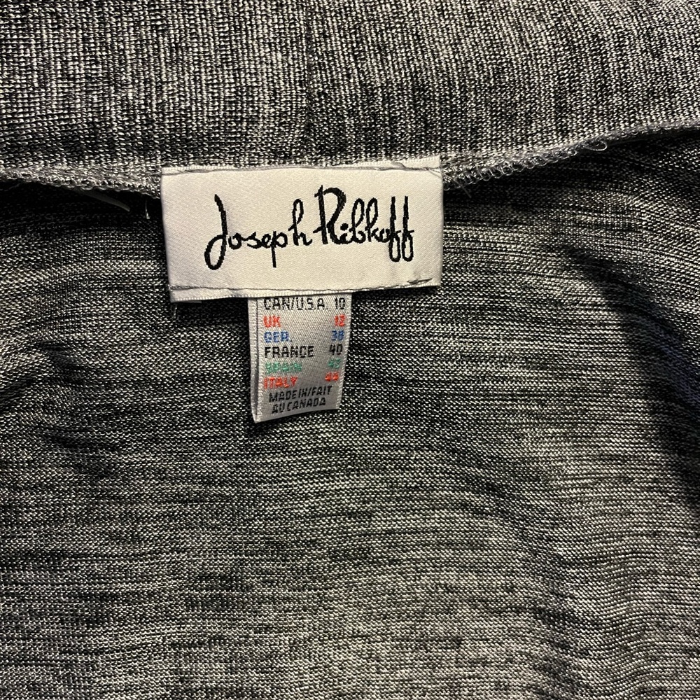 JUST ARRIVED! JOSEPH RIBKOFF SILVER SILKY CARDIGAN COVER - Picture 4 of 4